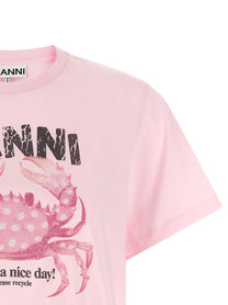 Ganni Crab Shirt Blue