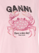 Ganni Crab Shirt Blue, view 4