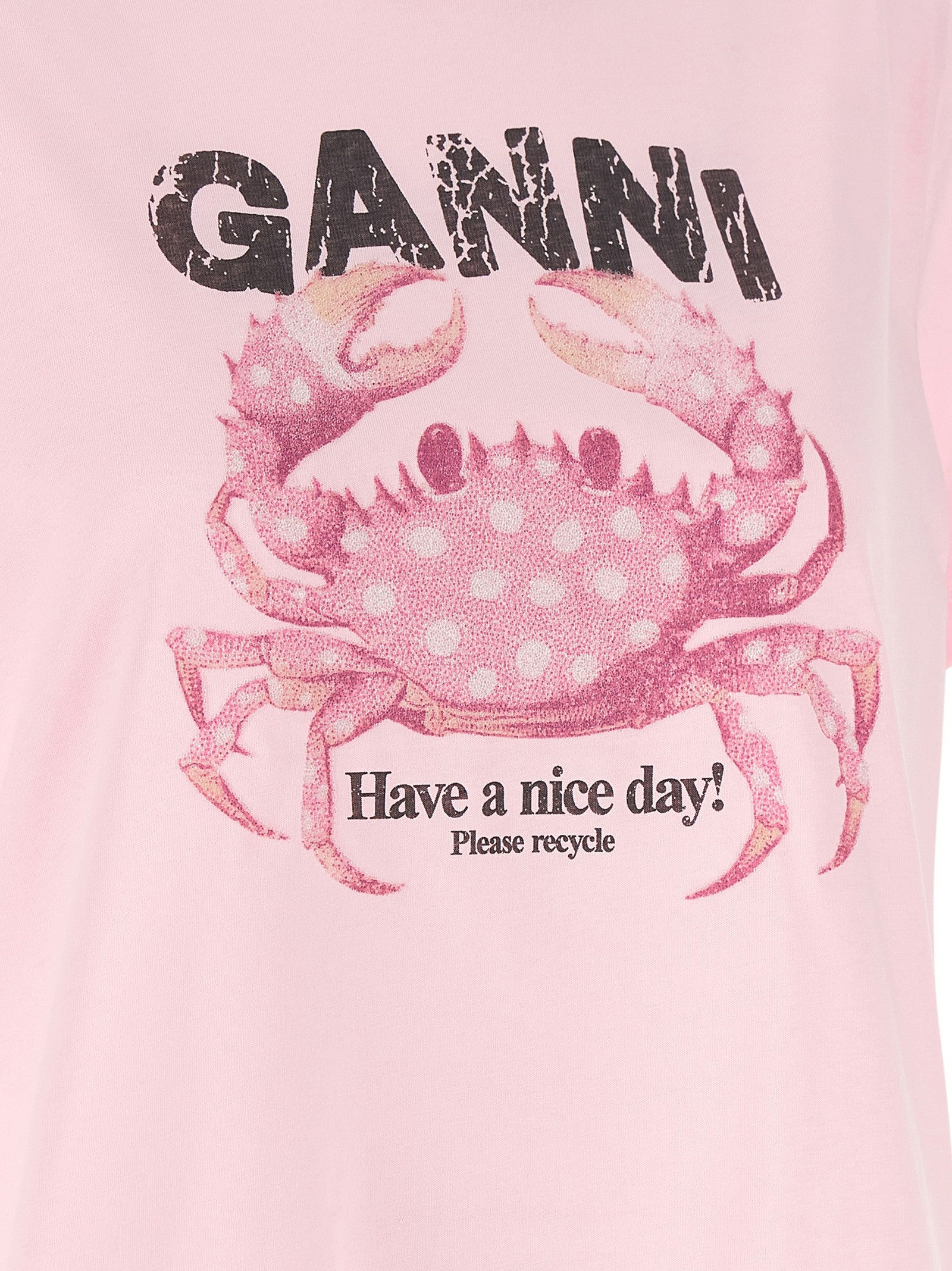 Ganni Crab Shirt Blue