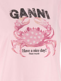 Ganni Crab Shirt Blue