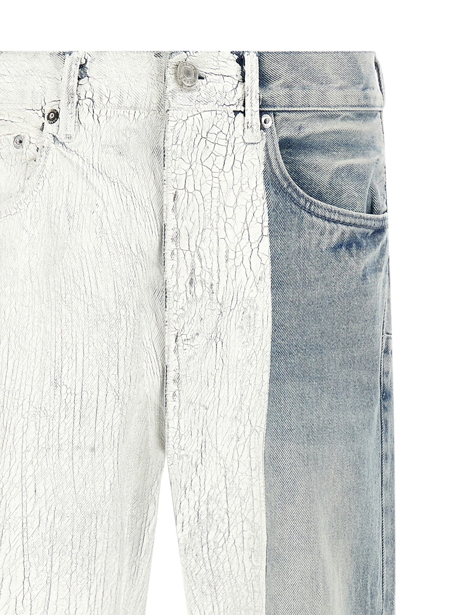 PURPLE BRAND Crackle Silver Jeans Blue
