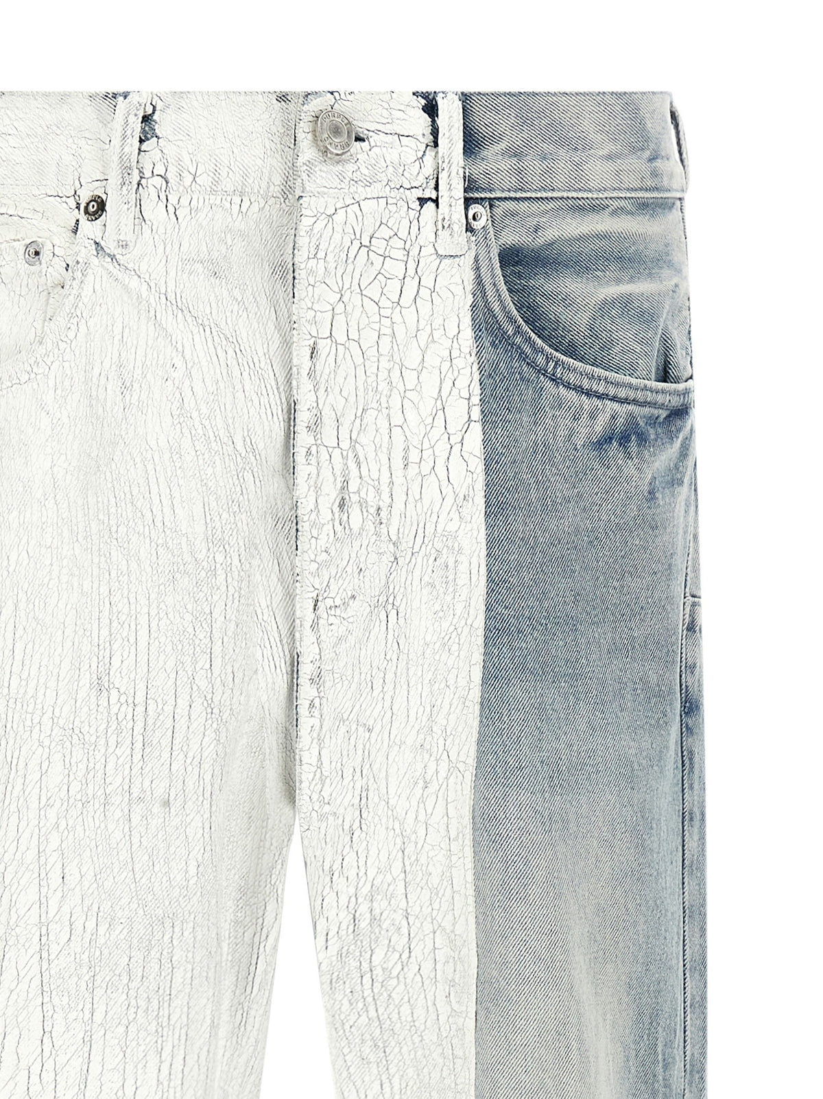 PURPLE BRAND Crackle Silver Jeans Blue, view 3