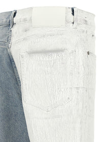 PURPLE BRAND Crackle Silver Jeans Blue