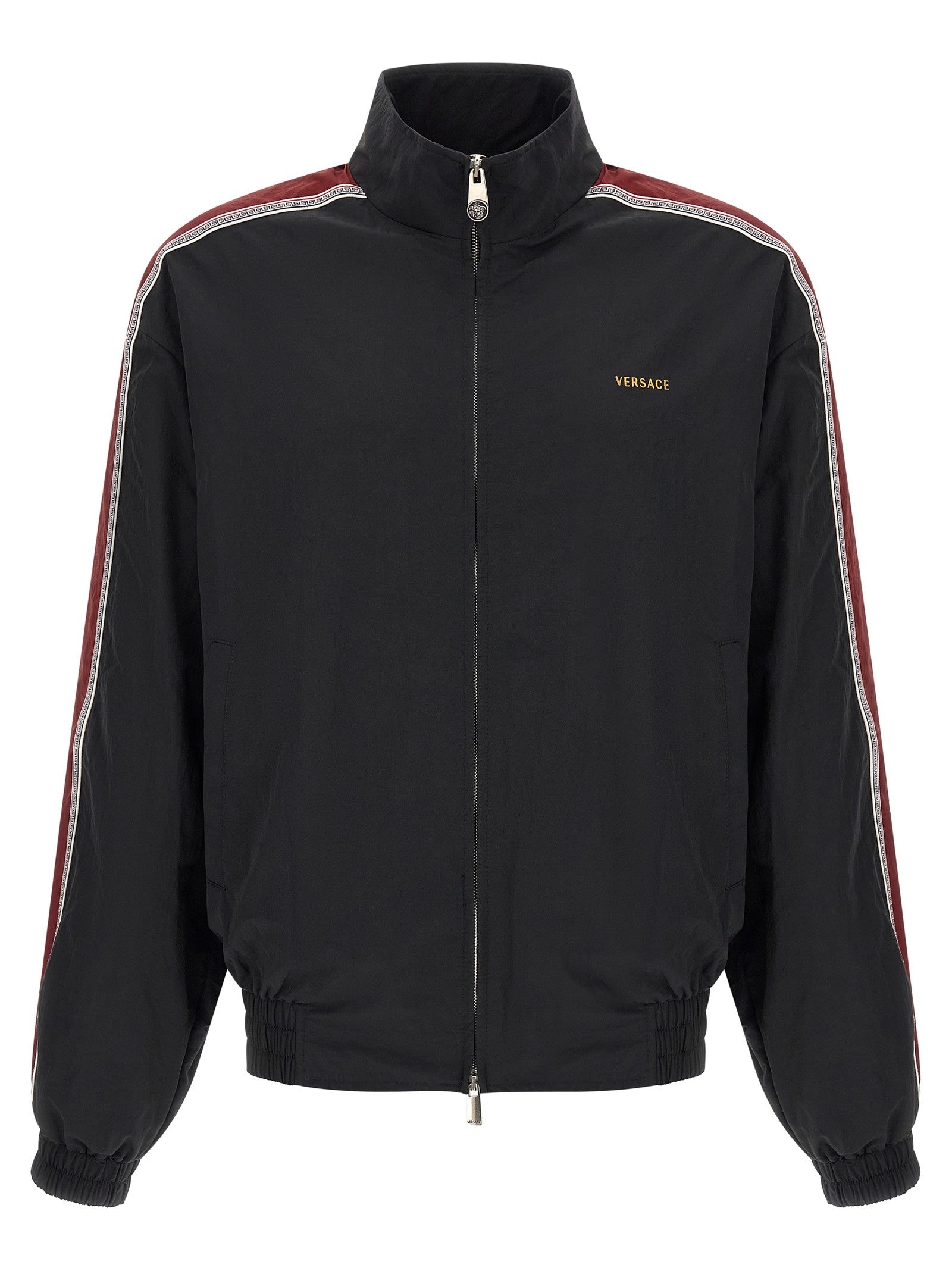 Versace Craquelé Effect Blouson Black
