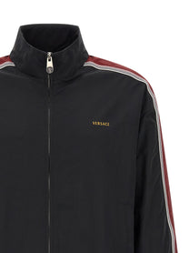 Versace Craquelé Effect Blouson Black