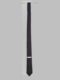Lardini Men's Cravatta Classica in Seta Black