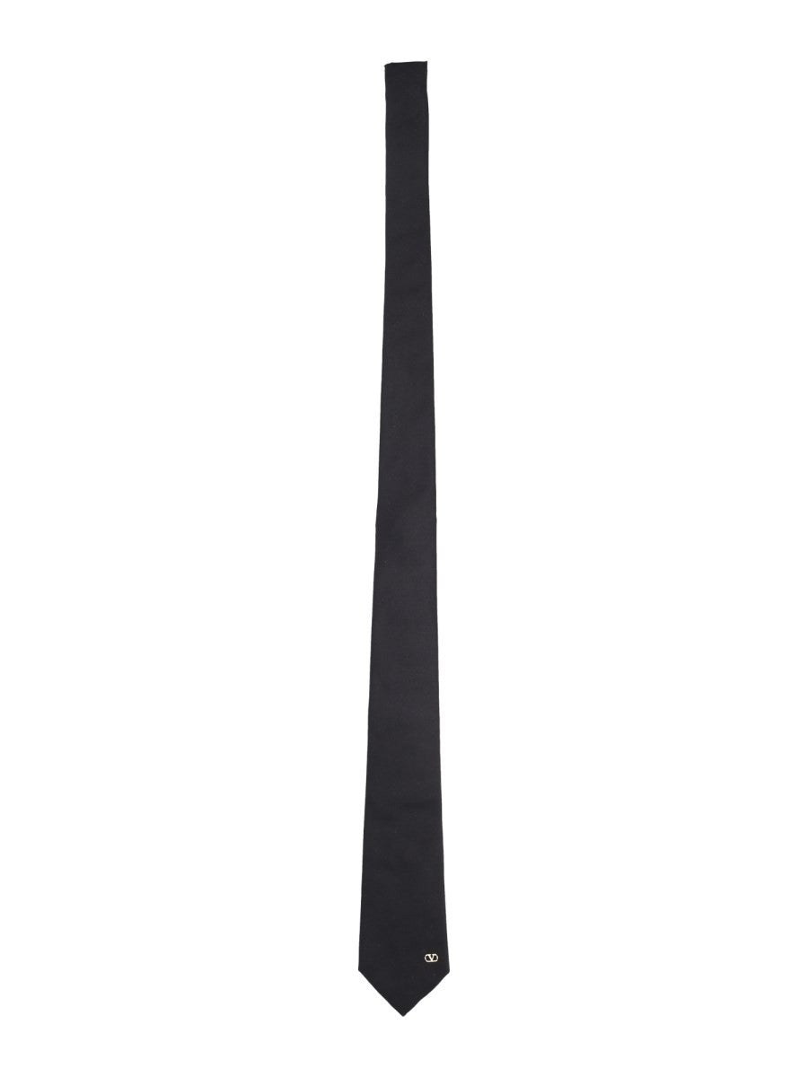 Valentino Men's Cravatta Con Black