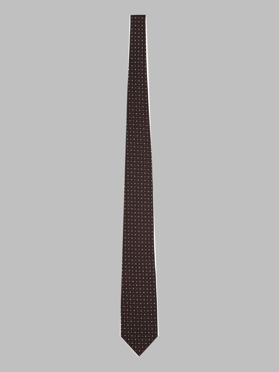 Tom Ford Men's Cravatta in Jacquard DI Seta Brown