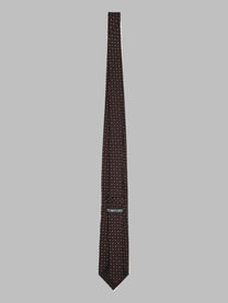 Tom Ford Men's Cravatta in Jacquard DI Seta Brown