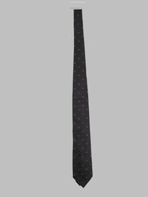 Tom Ford Men's Cravatta in Jacquard DI Seta Black
