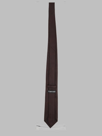 Tom Ford Men's Cravatta in Jacquard DI Seta Brown