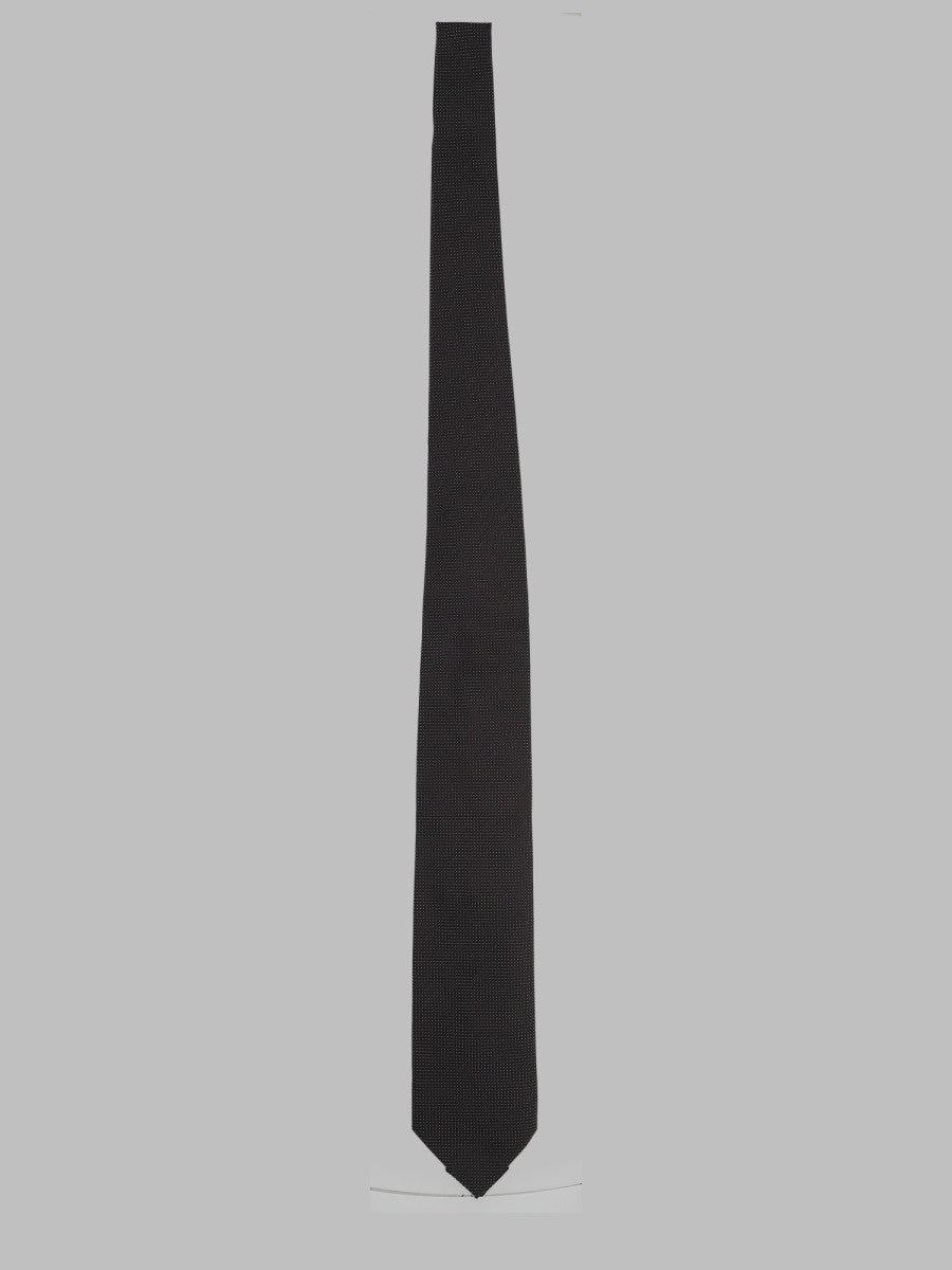 Tom Ford Men's Cravatta in Jacquard DI Seta Black