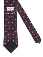 Saint Laurent Men's Jacquard Silk Tie Red, view 3