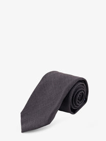 Kiton Men's Wool Tie Grey