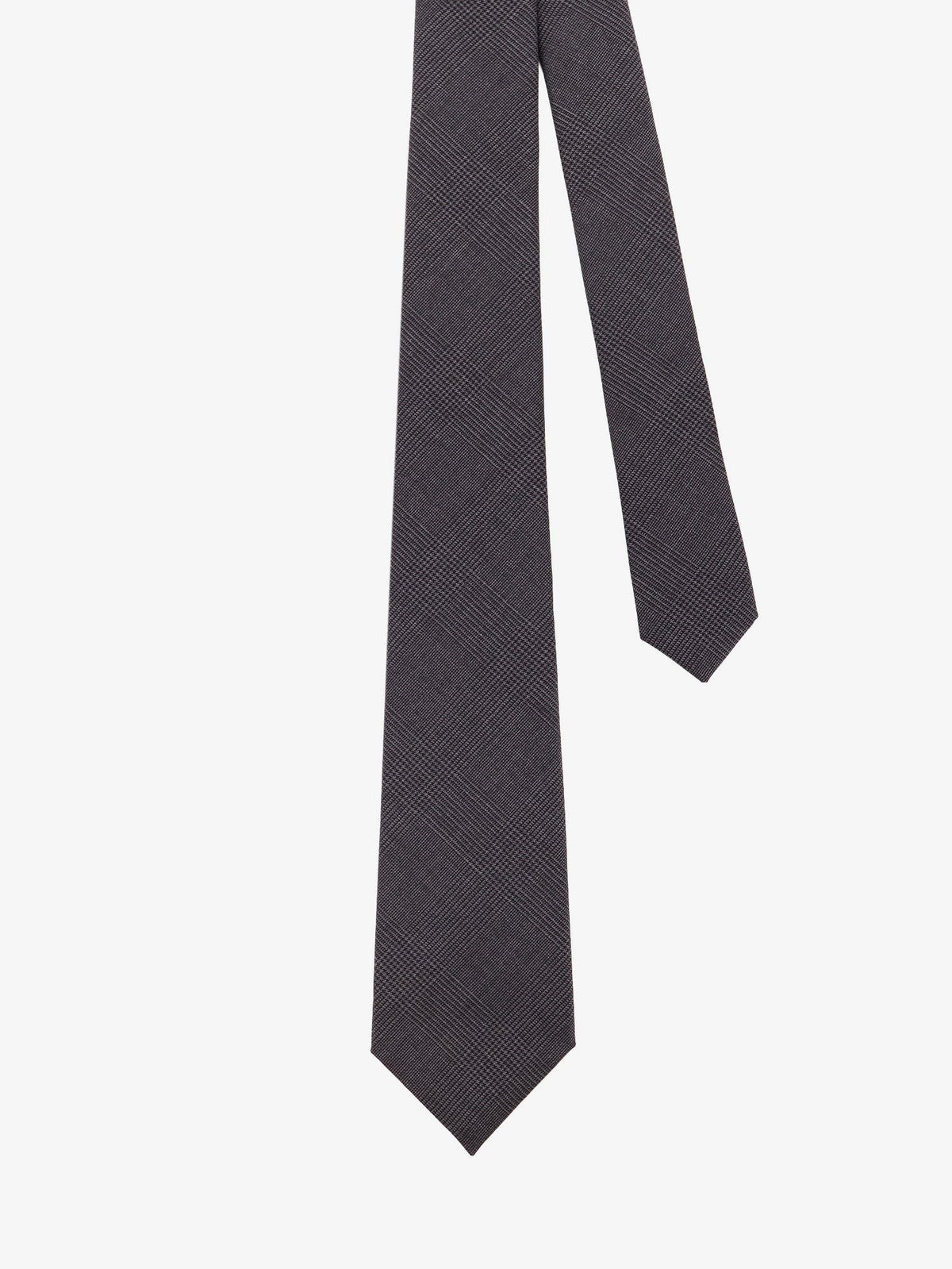 Kiton Men's Wool Tie Grey, view 2