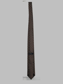 BOSS Men's Cravatta in Misto Seta Black