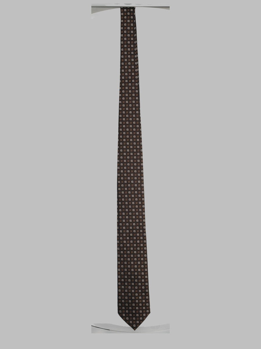 BOSS Men's Cravatta in Misto Seta Black