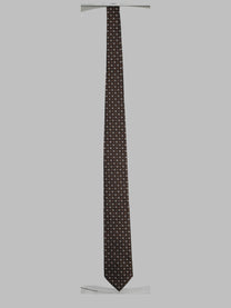 BOSS Men's Cravatta in Misto Seta Black