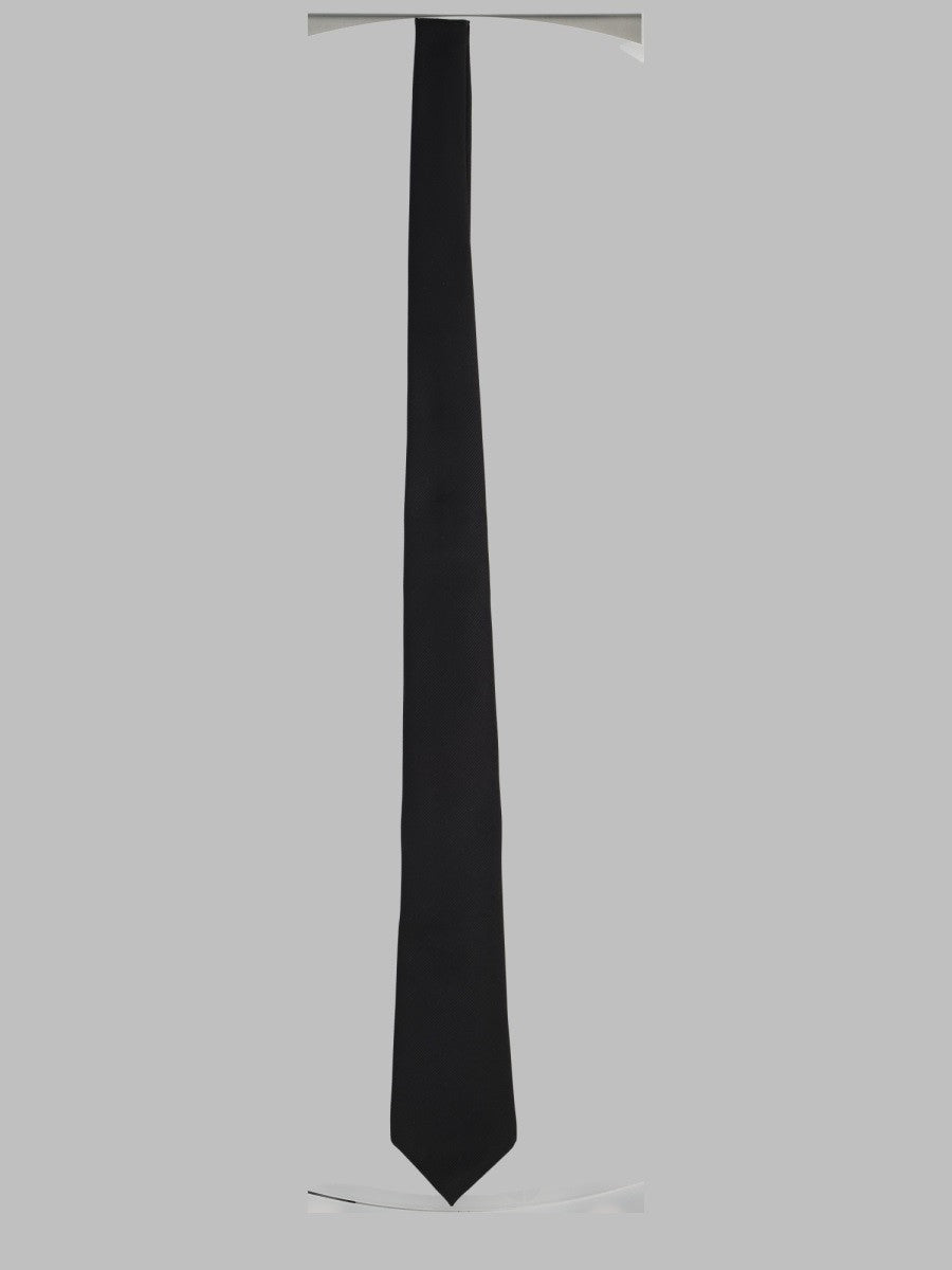 Giorgio Armani Men's Cravatta in Pura Seta Black