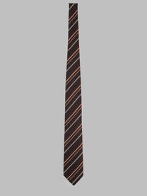 Tom Ford Men's Cravatta in Seta Righe Diagonali Brown