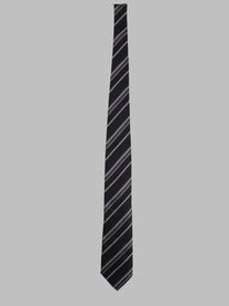 Tom Ford Men's Cravatta in Seta Righe Diagonali Black