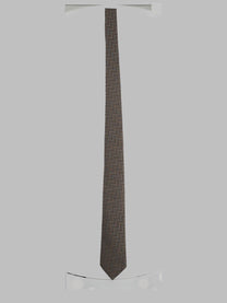 Giorgio Armani Men's Cravatta in Seta Jacquard Brown