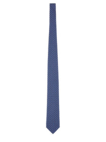 Ferragamo Men's Silk Tie Blue
