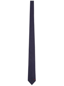 Ferragamo Men's Silk Tie Blue