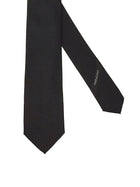 Ferragamo Men's Silk Tie Black, view 2