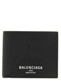 Balenciaga Credit Folded Wallet Black