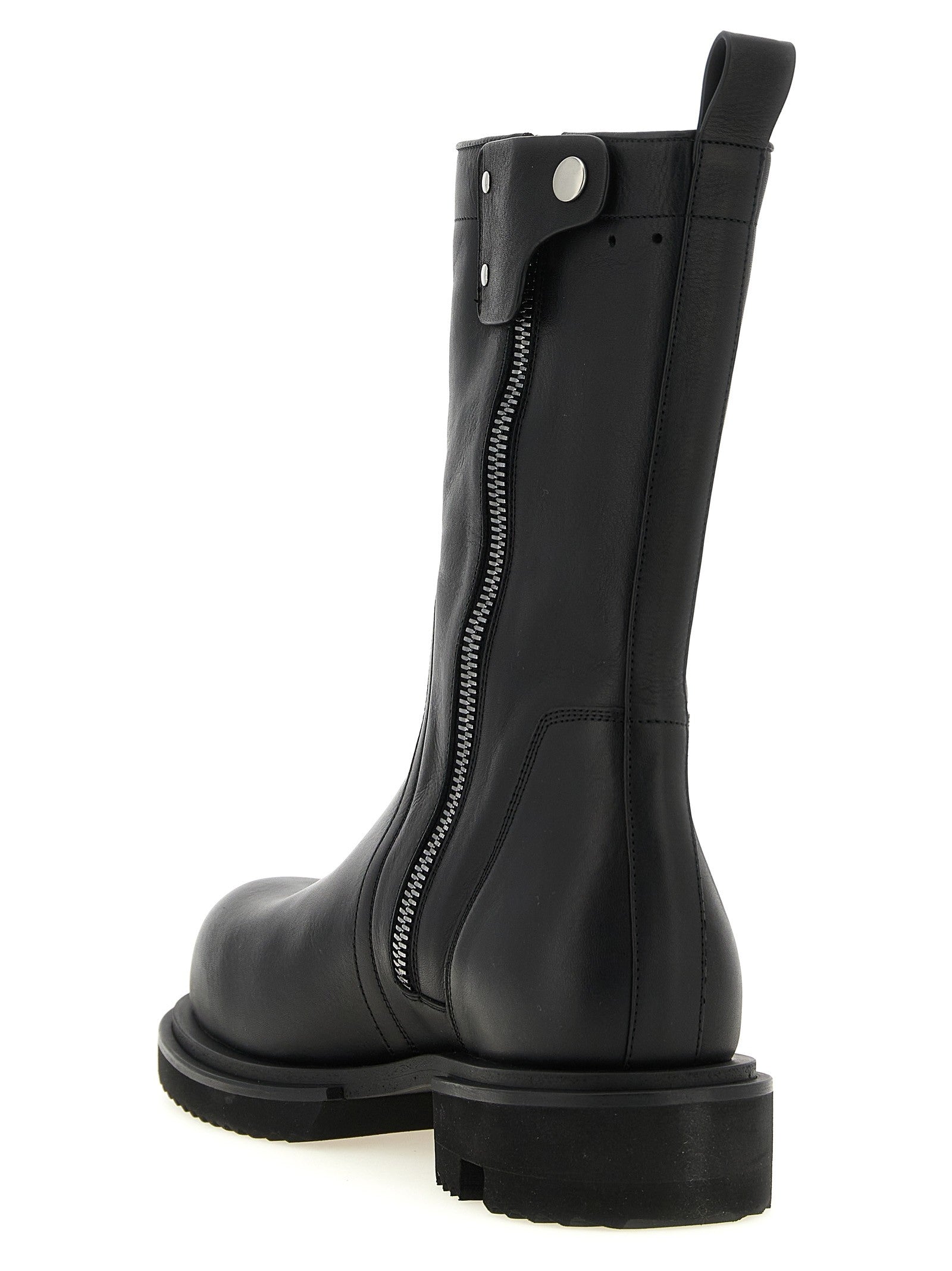 Rick Owens Creeper Gabe Ankle Boots Black