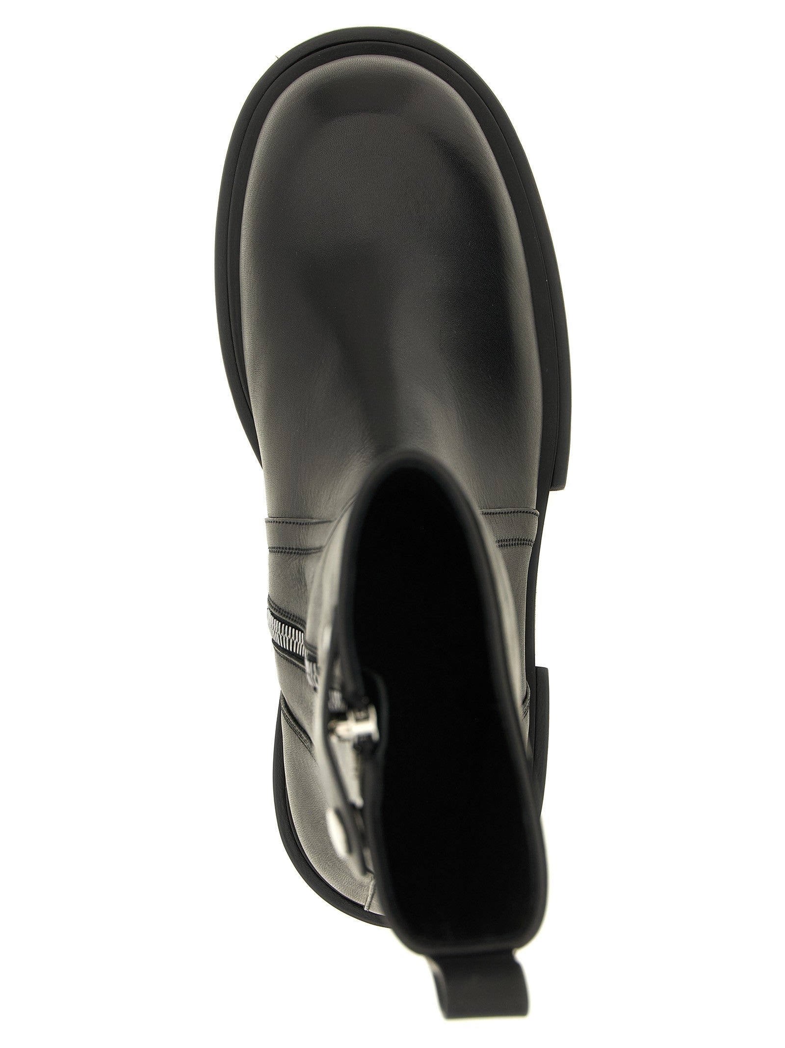 Rick Owens Creeper Gabe Ankle Boots Black