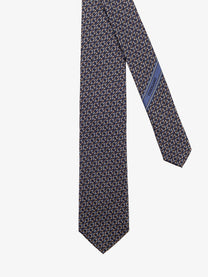 Ferragamo Men's Crema Silk Tie Brown