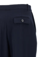 Elisabetta Franchi Crepe De Chine Pants Blue, view 4