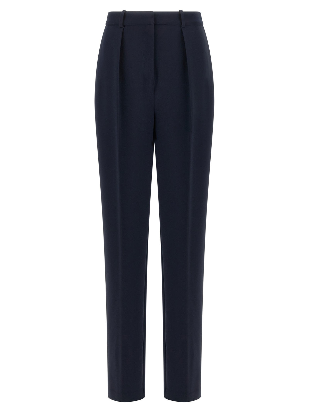 Elisabetta Franchi Crepe De Chine Pants Blue