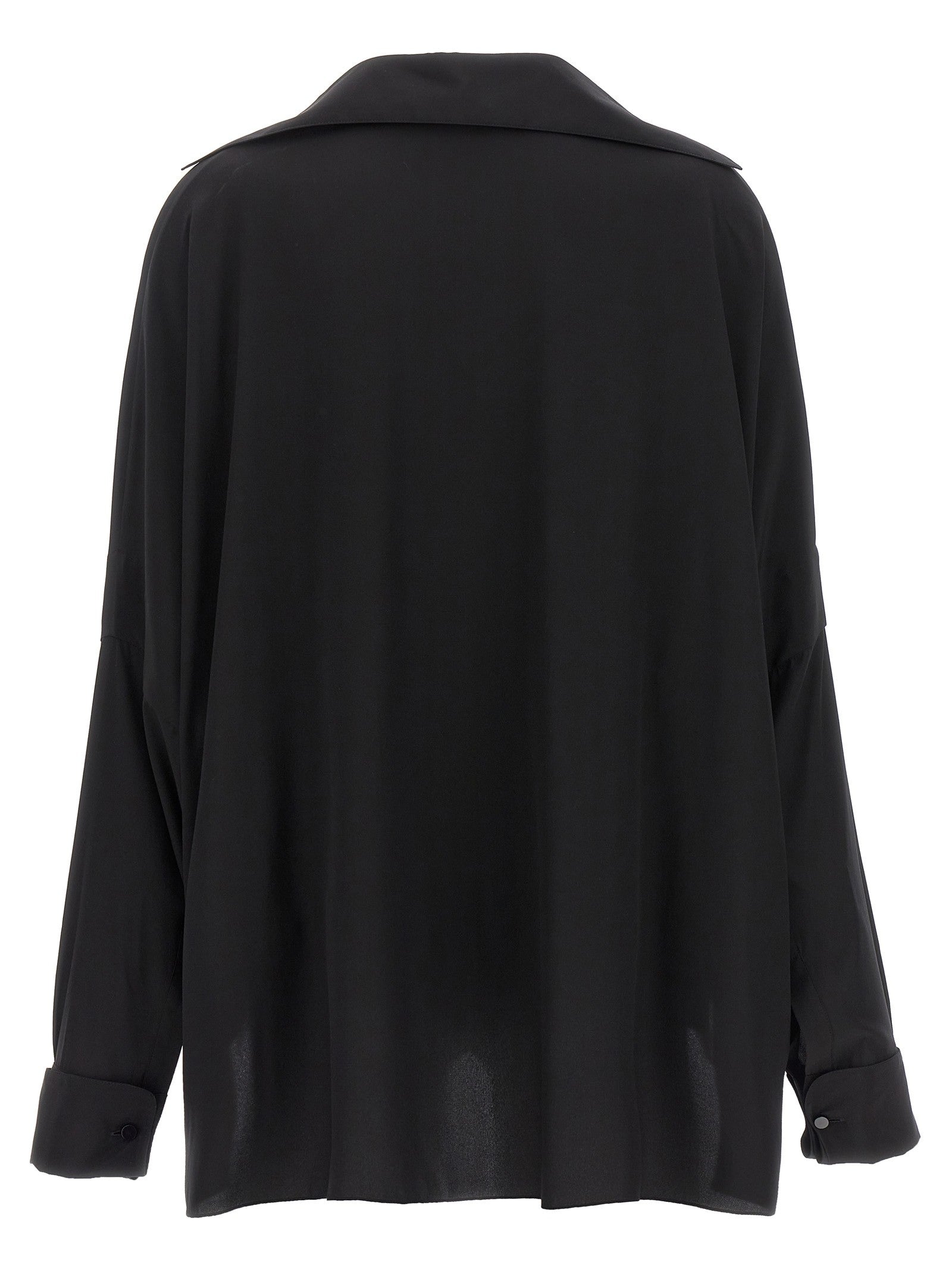 Tom Ford Crepe De Chine Shirt Black