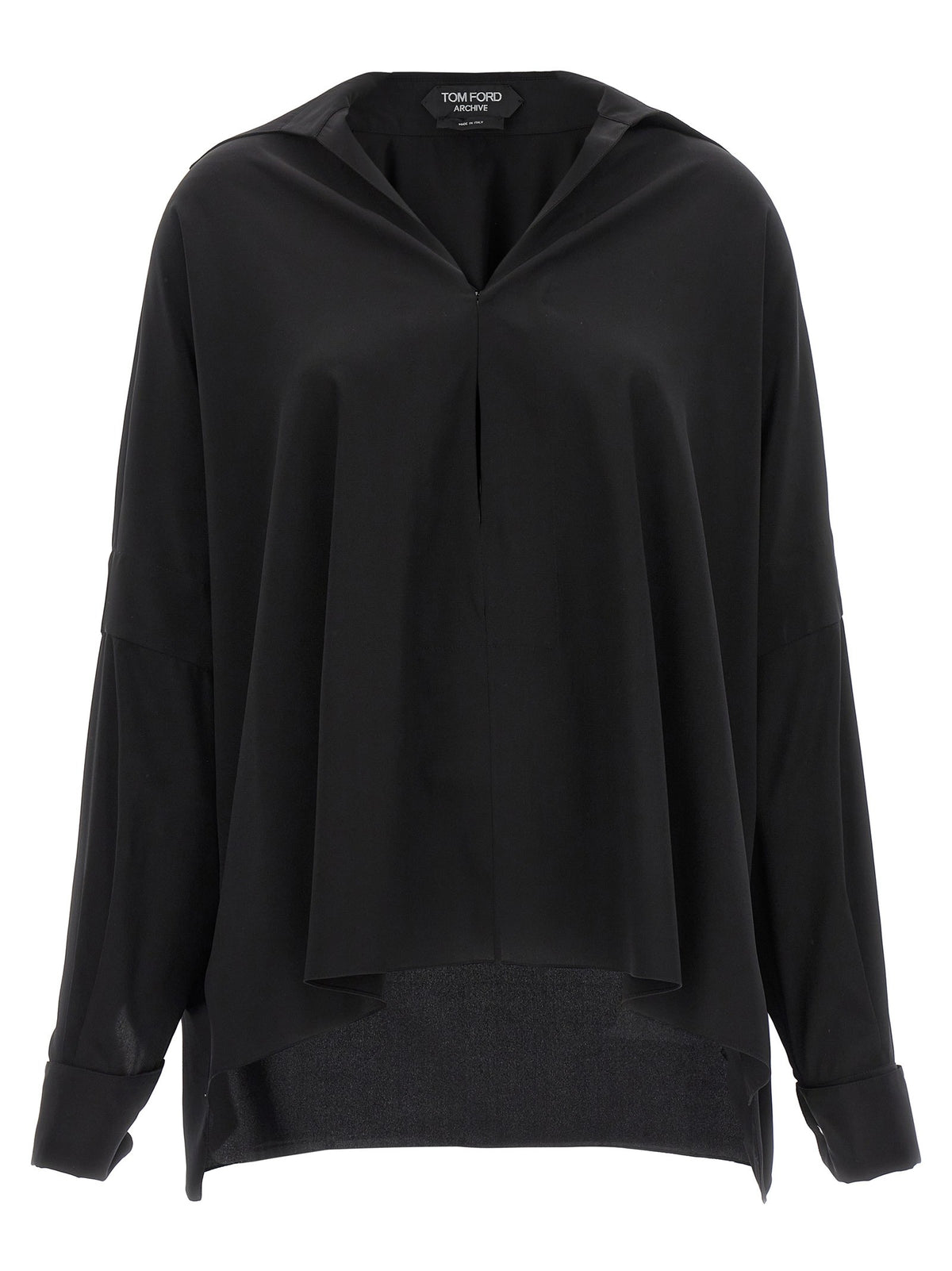Tom Ford Crepe De Chine Shirt Black