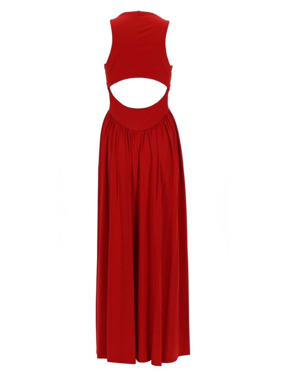 Sportmax Women's Crepe Jersey Long Dress Red