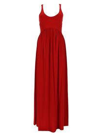 Sportmax Women's Crepe Jersey Long Dress Red