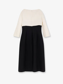 Valentino Women's Crêpe Midi Dress Black
