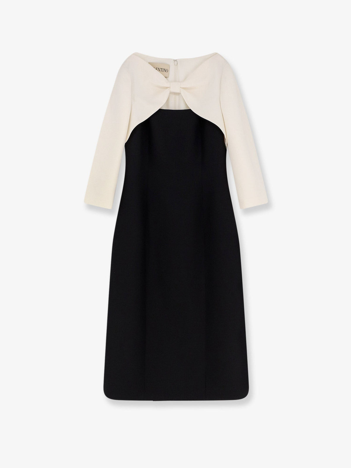 Valentino Women's Crêpe Midi Dress Black
