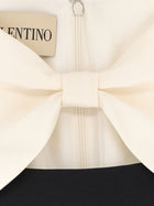 Valentino Women's Crêpe Midi Dress Black