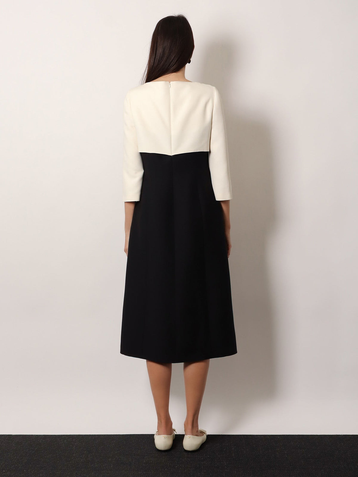 Valentino Women's Crêpe Midi Dress Black