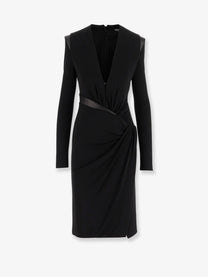 Versace Women's Crepe Mini Dress Black