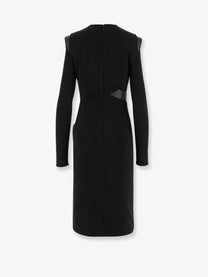 Versace Women's Crepe Mini Dress Black