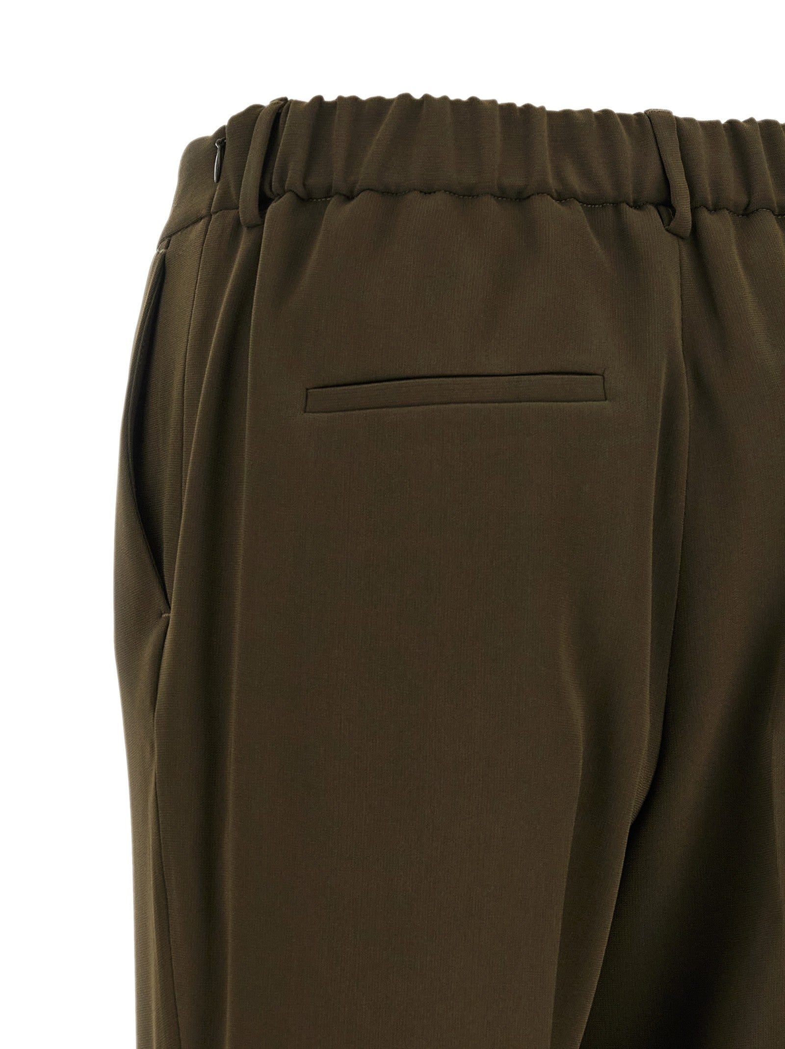 Alberto Biani Crêpe Pants Green
