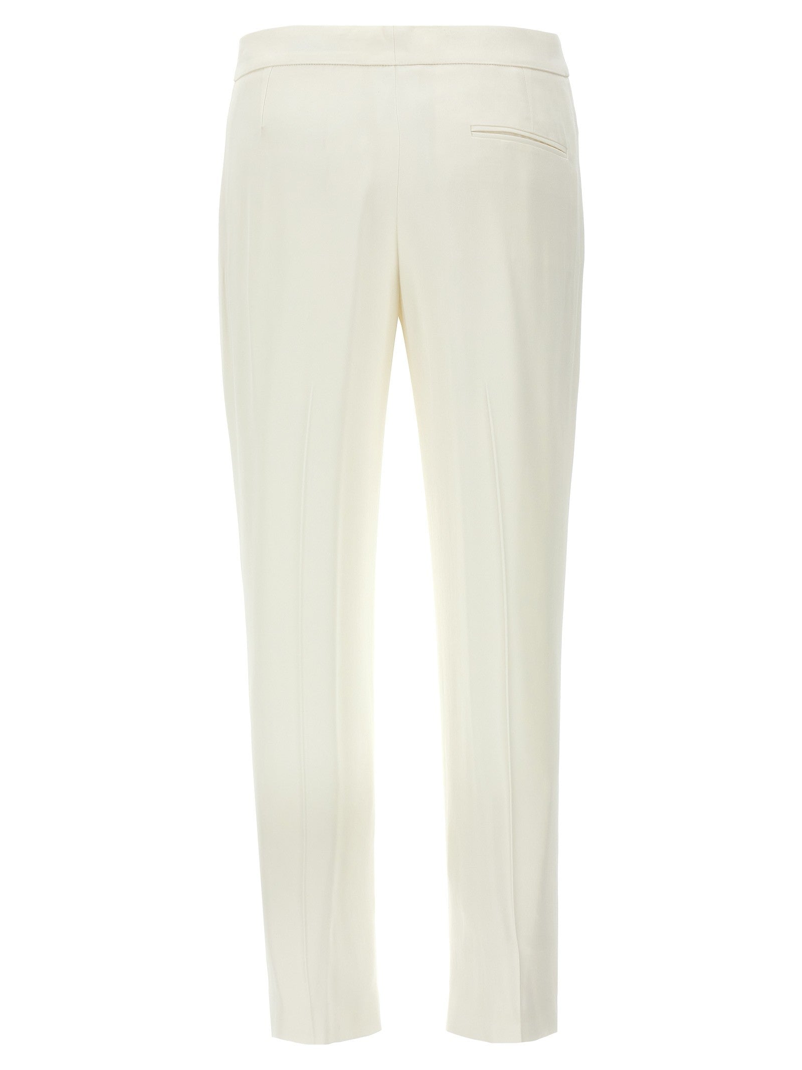 Alexander McQueen Crepe Pants White