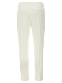 Alexander McQueen Crepe Pants White