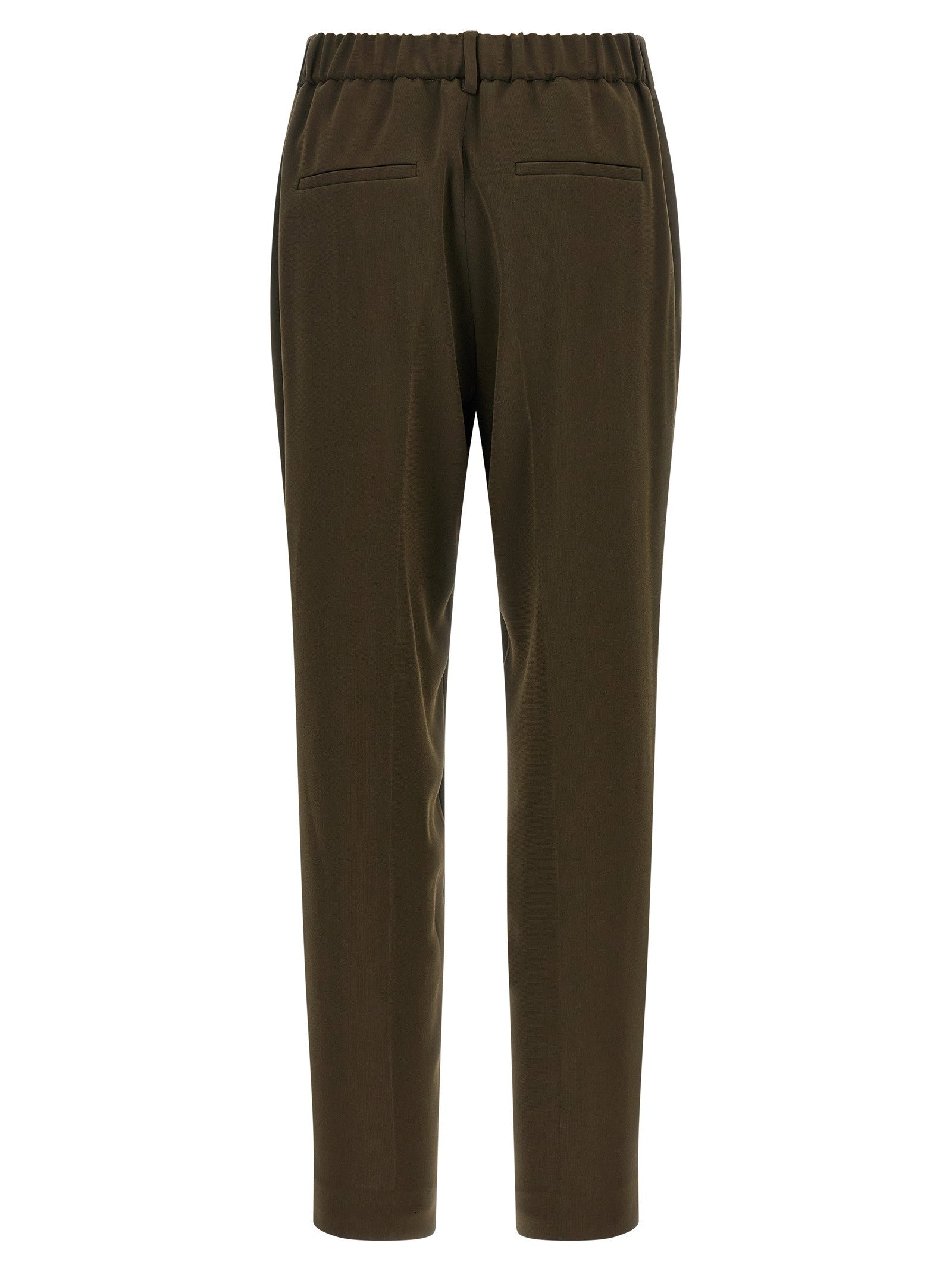 Alberto Biani Crêpe Pants Green