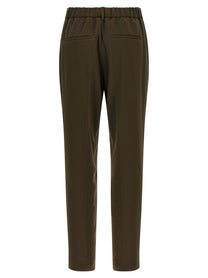 Alberto Biani Crêpe Pants Green